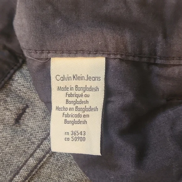 Calvin Klein Jeans Slim Straight W30 L32 Grey - Picture 13 of 15
